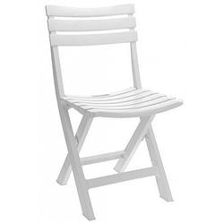 Foto van 6x verjaardag bijzet stoel wit - klapstoelen