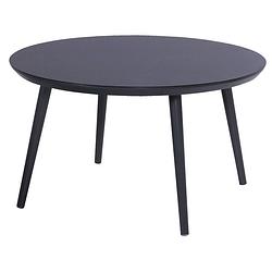 Foto van Hartman sophie studio ronde tuintafel hpl donkergrijs - ø128 x 75 cm