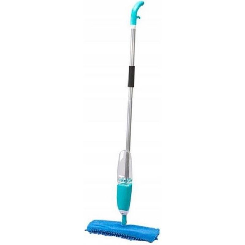 Foto van Praktyczna vloermop met spray - vloerwisser - vloerreiniger - spraymop - quick&easy 500ml blauw