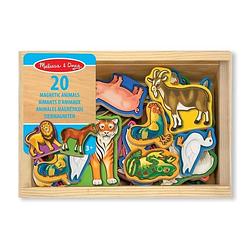 Foto van Melissa & doug 21 houten dierenmagneten