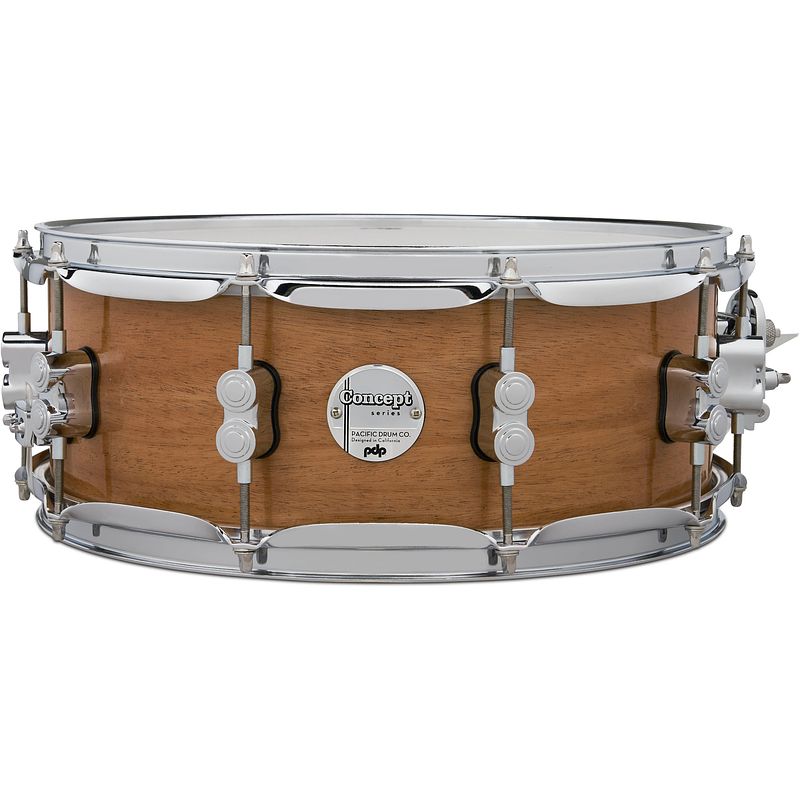 Foto van Pdp drums concept series maple exotic natural honey mahogany 14 x 5.5 inch snaredrum