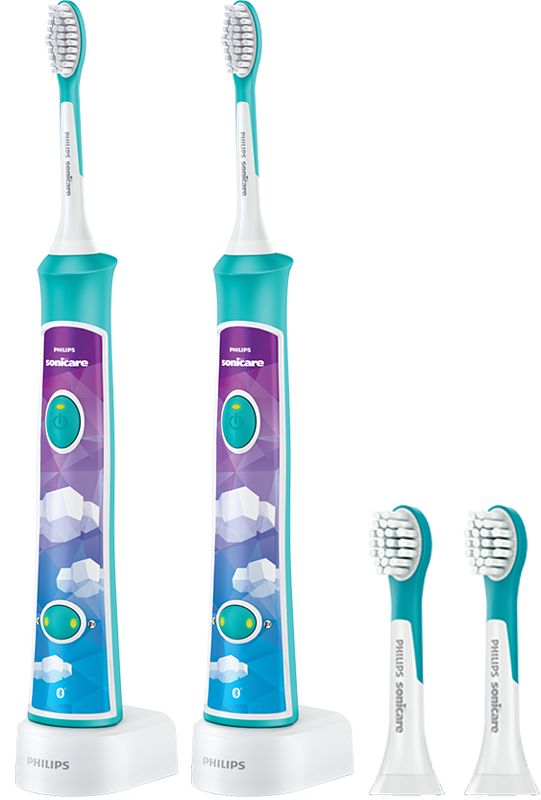 Foto van Philips sonicare for kids connected hx6322/04 duo pack