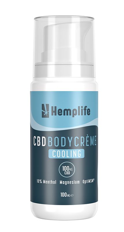 Foto van Hemplife cbd + magnesium cooling bodycrème