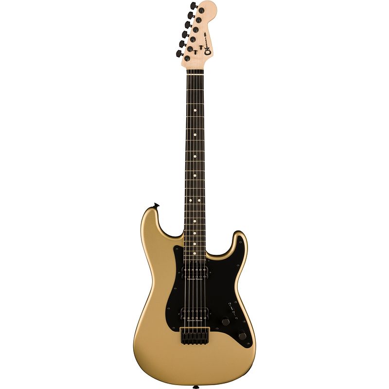 Foto van Charvel pro-mod so-cal style 1 hh ht e ebony pharaohs gold elektrische gitaar