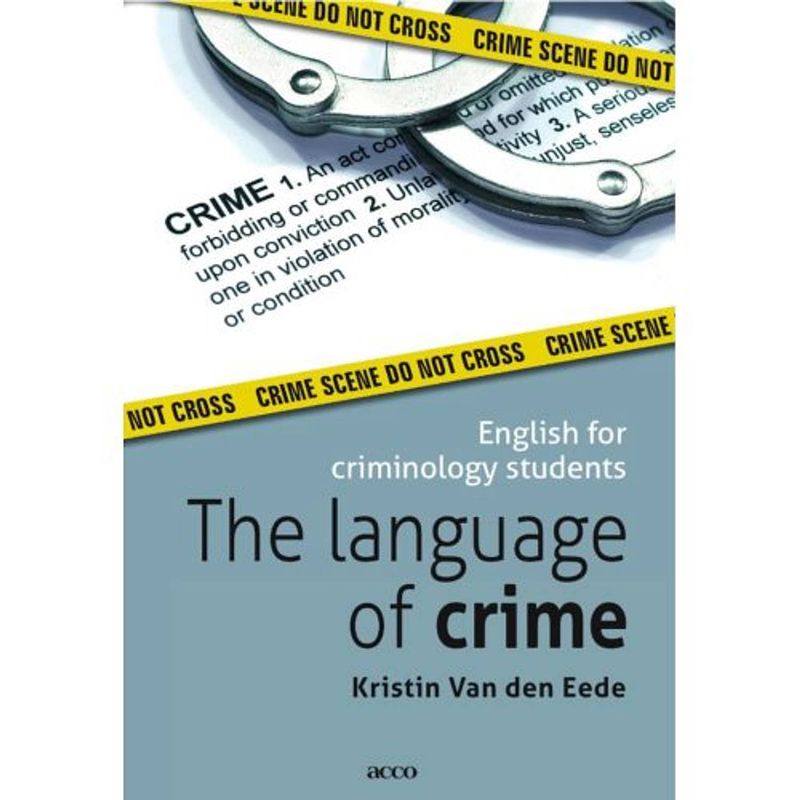 Foto van The language of crime