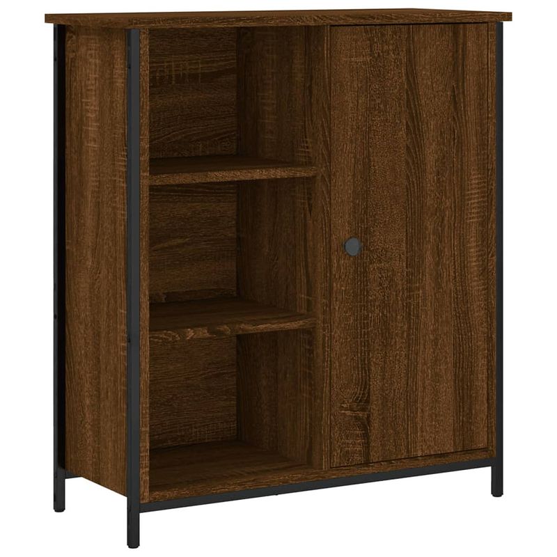 Foto van Vidaxl dressoir 70x30x80 cm bewerkt hout bruin eikenkleur