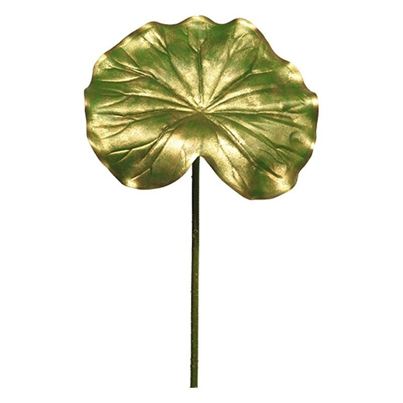 Foto van Lotus leaf royal gold large 60 cm kunsttak nova nature