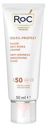 Foto van Roc soleil-protect anti-wrinkle smoothing fluid spf50+