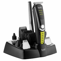 Foto van Botti barberio 5 in 1 scheerapparaat en trimmer met standaard en reiniging set zwart