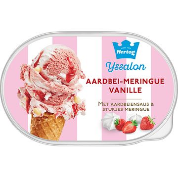 Foto van Hertog ijssalon aardbei meringue 825ml bij jumbo