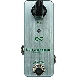 Foto van One control little green booster colored boost effectpedaal