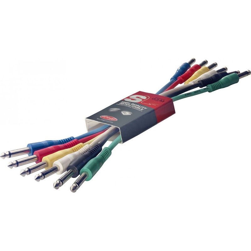 Foto van Stagg spc030 e patchkabel 6-pack 30 cm