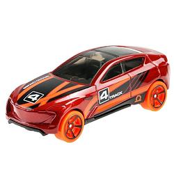 Foto van Hot wheels auto grand cross die-cast 1:64 rood/oranje