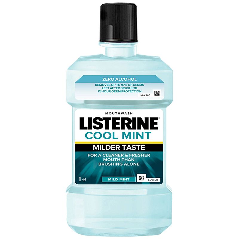 Foto van Listerine mondwater - cool mint 1 liter