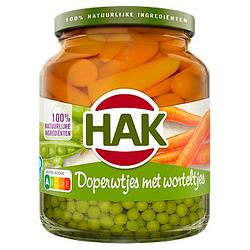 Foto van Hak doperwtjes met worteltjes 350g bij jumbo