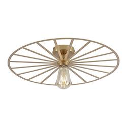 Foto van Lamponline plafondlamp isabella ø 50 cm mat-goud