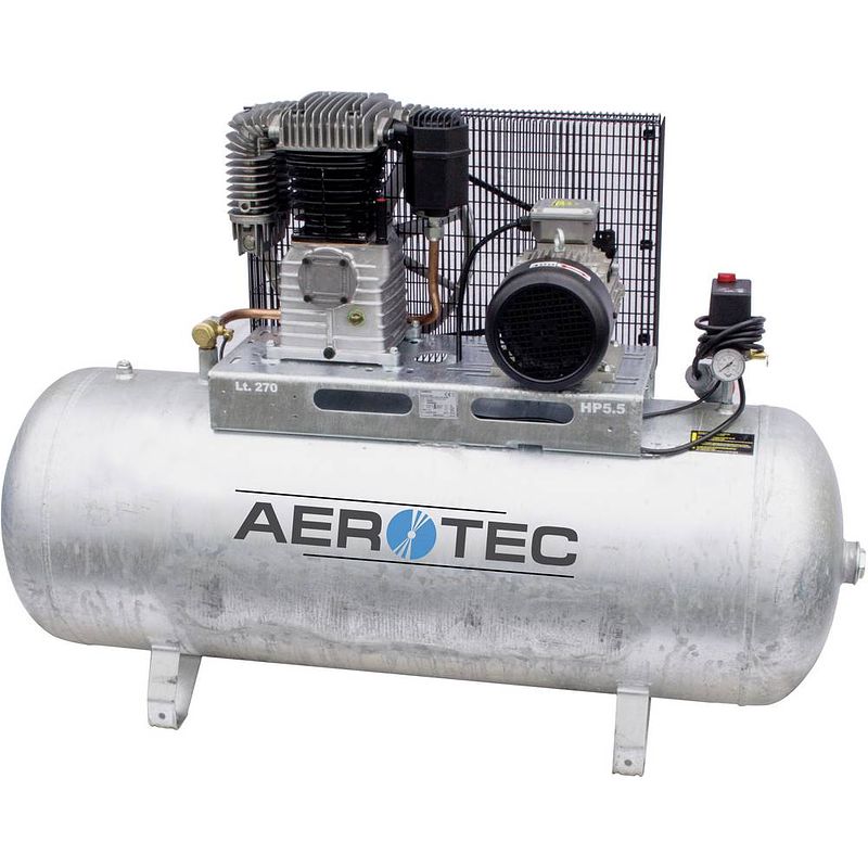 Foto van Aerotec n59-270 z pro pneumatische compressor 270 l 10 bar