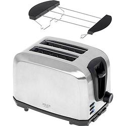 Foto van Adler - broodrooster - toaster met broodjesrooster - 1000 watt
