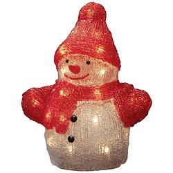 Foto van Konstsmide 6226-103 acryl figuur sneeuwpop warmwit led warm-wit