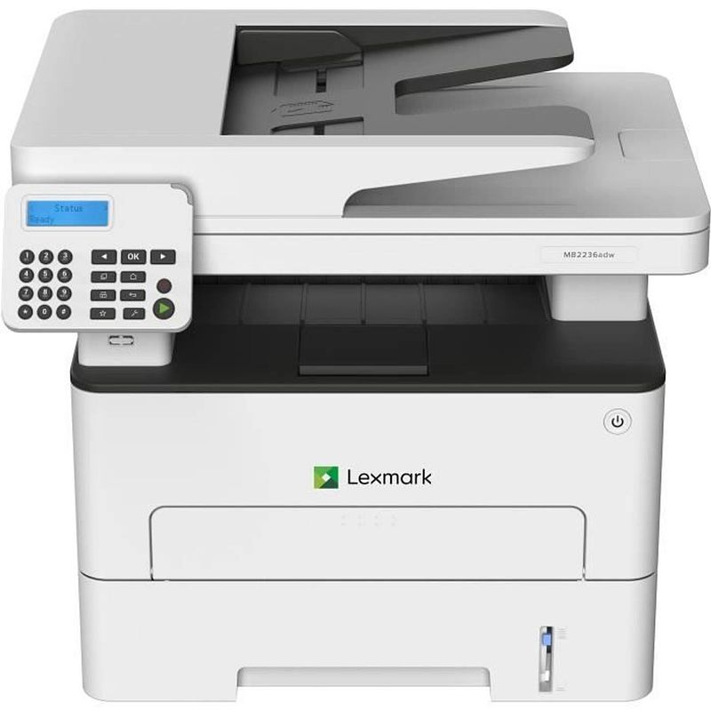 Foto van Lexmark mb2236adw laserprinter - multifunctioneel - zwart-wit - wifi - voor / achter