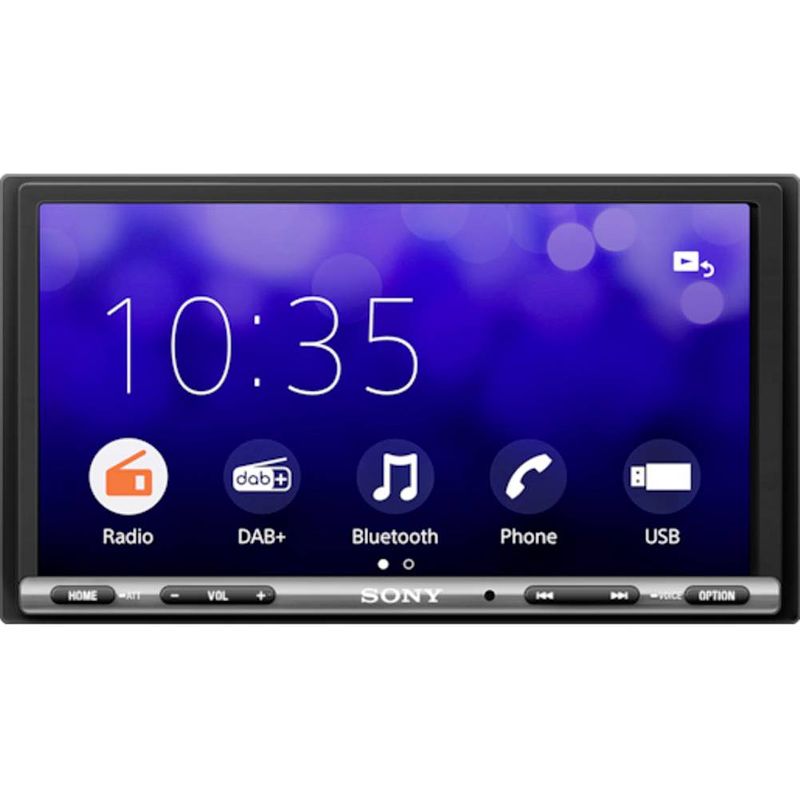 Foto van Sony xav-ax3250 autoradio met scherm dab+ tuner, android auto, apple carplay, bluetooth handsfree