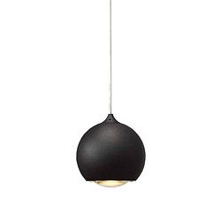 Foto van Lamponline hanglamp denver 1 lichts ø 10 cm zwart