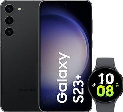 Foto van Samsung galaxy s23 plus 512gb zwart 5g + galaxy watch5 zwart 44mm