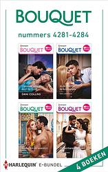 Foto van Bouquet e-bundel nummers 4281 - 4284 - dani collins, heidi rice, kim lawrence, tara pammi - ebook (9789402552607)