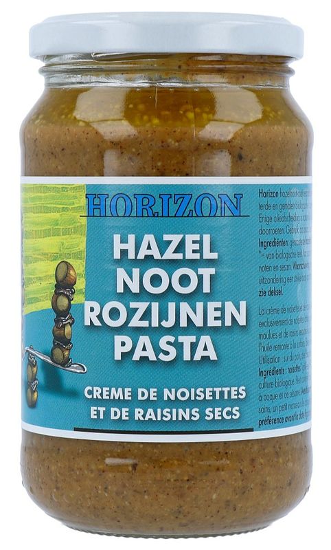 Foto van Horizon hazelnoot rozijnenpasta