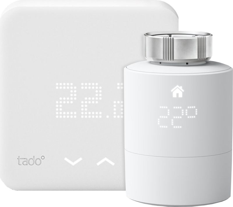 Foto van Tado draadloze slimme thermostaat v3+ startpakket + 1 radiatorknop