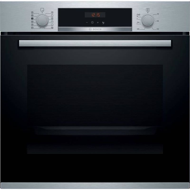 Foto van Multifunctionele oven gebouwd -in pyrolyse bosch - hra574bs0 - 71l - 8 kookmodi - h59,5xl59,4xp54,8 cm - roestvrij staal