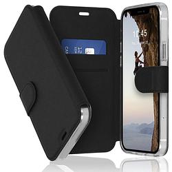 Foto van Accezz xtreme wallet voor apple iphone 12 (pro) telefoonhoesje zwart