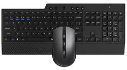 Foto van Rapoo draadloos toetsenbord combo set 8200t multi-mode qwerty toetsenbord zwart
