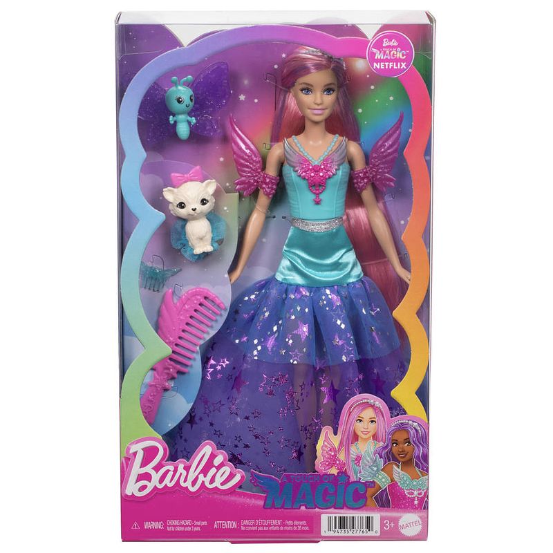 Foto van Barbie a touch of magic fantasiediertjes pop