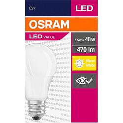 Foto van Osram 4052899326934 led-lamp energielabel f (a - g) e27 5.5 w = 40 w (ø x l) 60 mm x 112 mm 1 stuk(s)