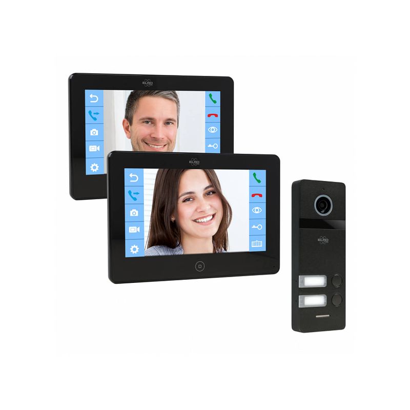 Foto van Elro pro pv40 full hd video deur intercom systeem - 2 bewoners