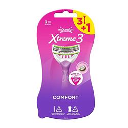 Foto van Xtreme3 comfort wegwerpscheermesjes voor vrouwen 4st