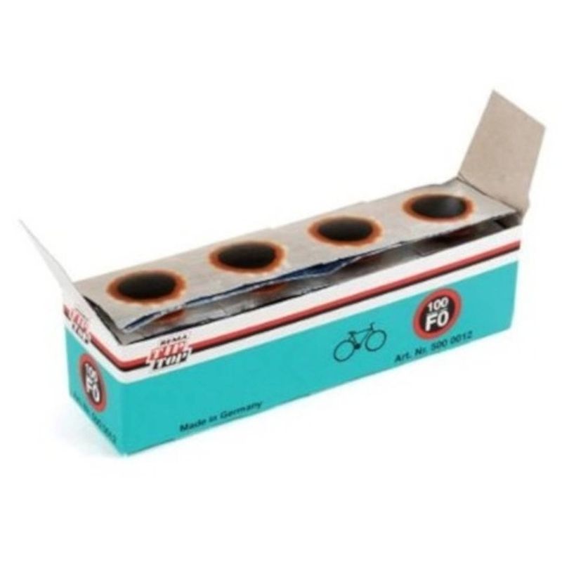 Foto van Rema tip top reparatiepleister fietsband f0 14 mm 100 stuks