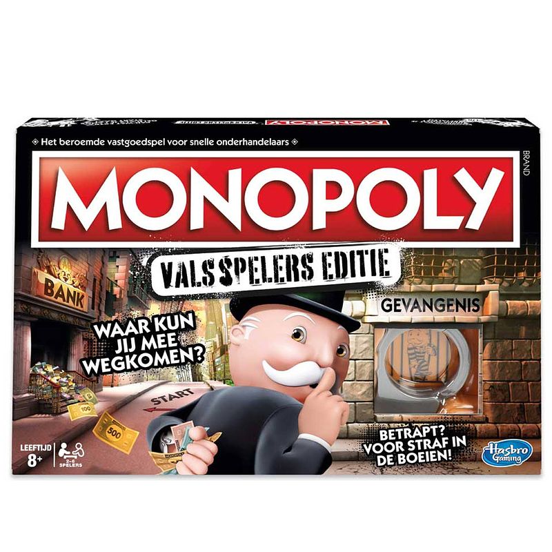 Foto van Hasbro monopoly valsspelers editie (be)