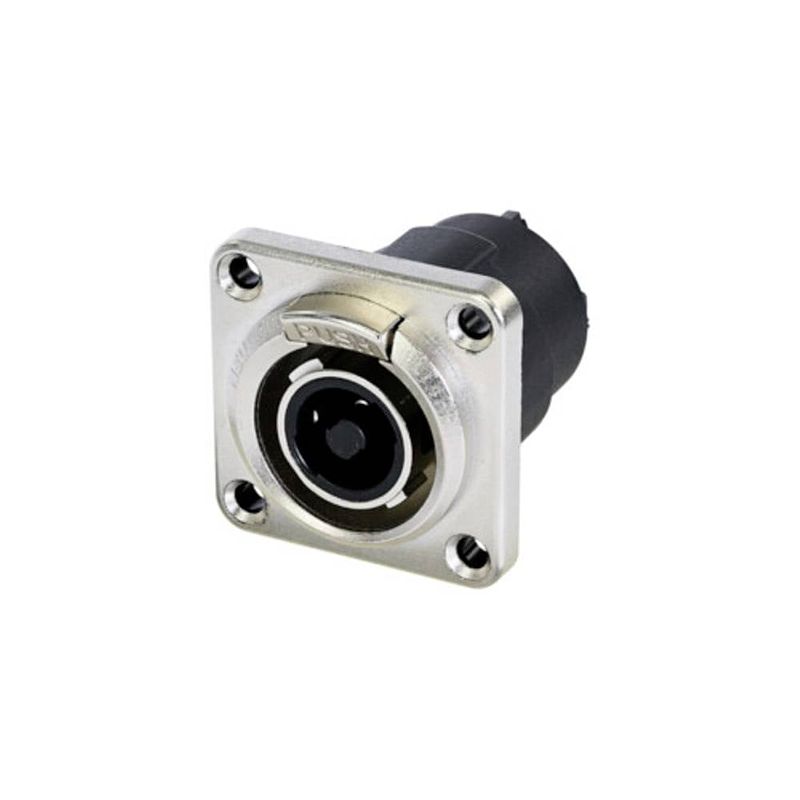 Foto van Neutrik nlt4fpxx luidsprekerconnector stekker, recht aantal polen: 4 zwart, zilver 1 stuk(s)