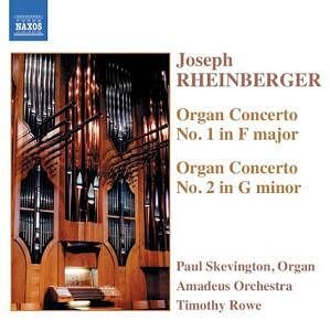 Foto van Rheinberger: organ concerto no.1 in f major/no.2 in g minor - cd (0747313278725)