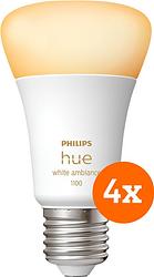 Foto van Philips hue white ambiance e27 1100lm 4-pack