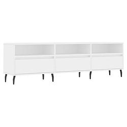 Foto van The living store tv-meubel - tv-kast - 150 x 30 x 44.5 cm - wit