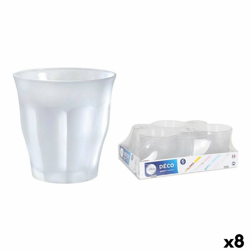 Foto van Glazenset duralex picardie kristal 6 onderdelen 250 ml (8 stuks)