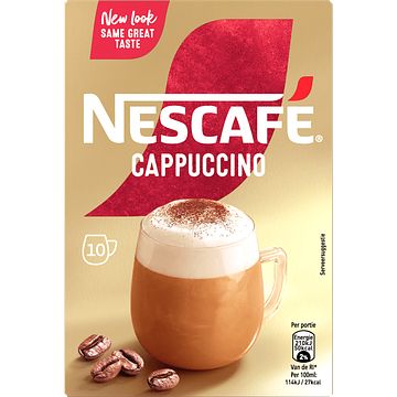 Foto van Nescafe gold cappuccino oploskoffie 10 zakjes bij jumbo