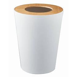 Foto van Yamazaki trash can round - rin - natural