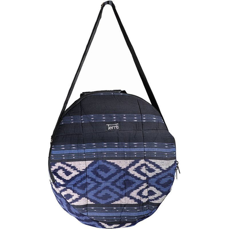 Foto van Terré percussion bag shaman drum - blue 50 cm blauwe handtrommeltas