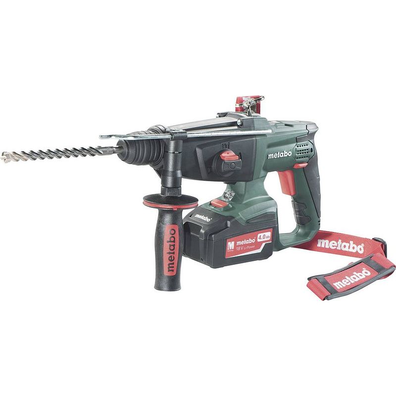 Foto van Metabo kha 18 ltx accu-combihamer sds-plus 18 v 5.2 ah li-ion incl. 2 accus, incl. koffer