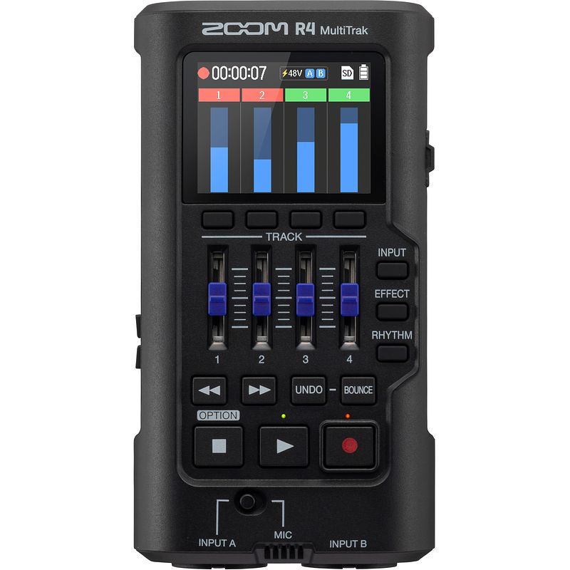 Foto van Zoom r4 multitrak recorder met 32-bit float