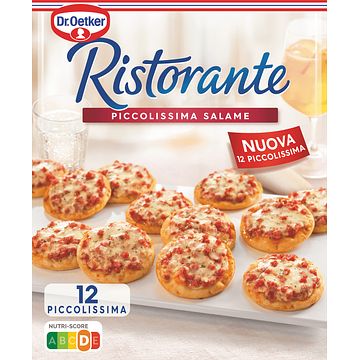 Foto van Dr. oetker ristorante pizza piccolissima salame 12 stuks bij jumbo